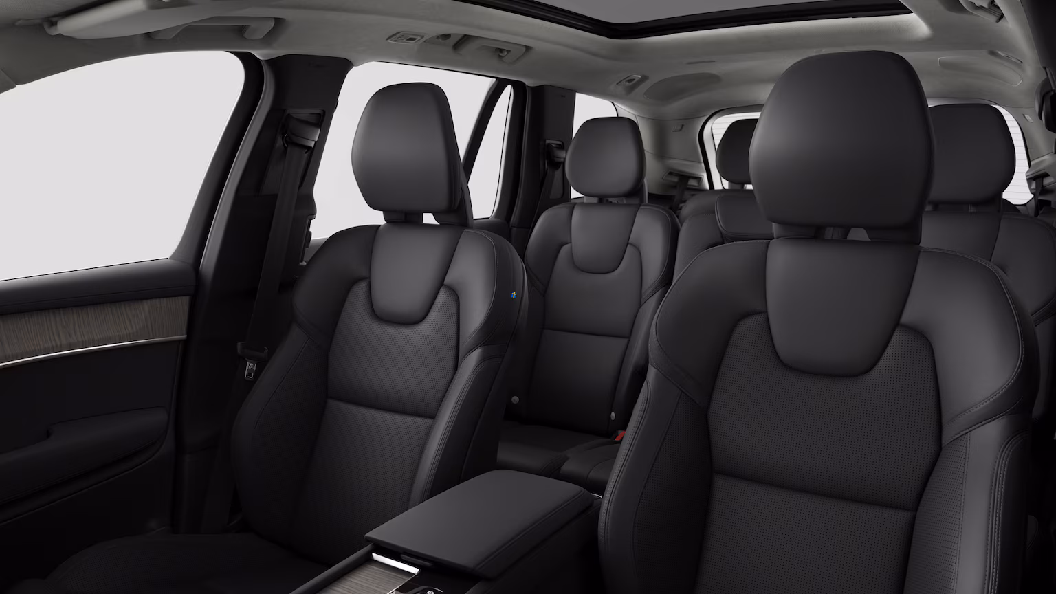 Volvo XC90 Black Edition T8 AWD Hybride rechargeable Électrique/essence Ultra 7 Sièges MY27